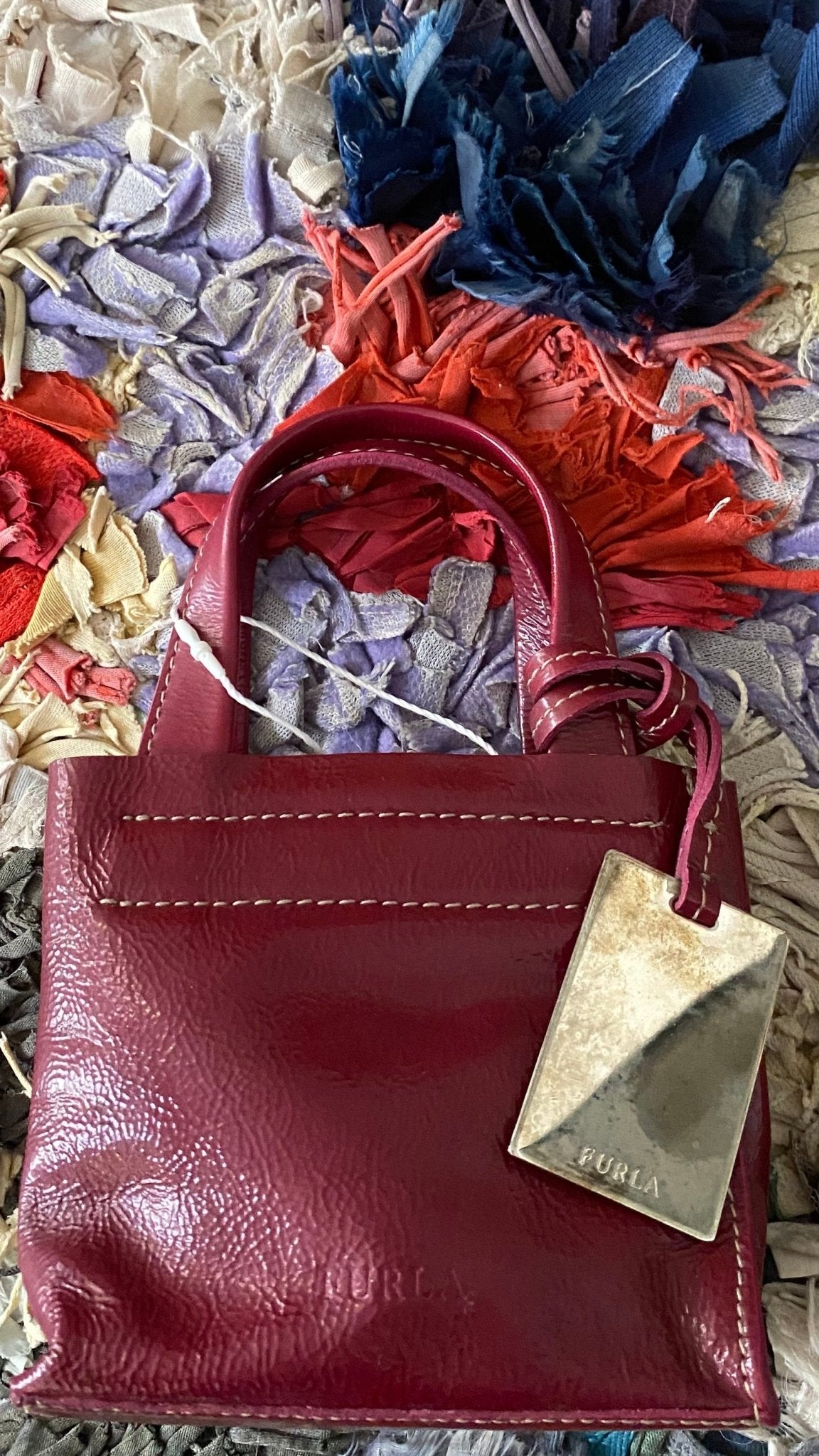 FURLA Micro Bag bordeaux - lille.PLADS