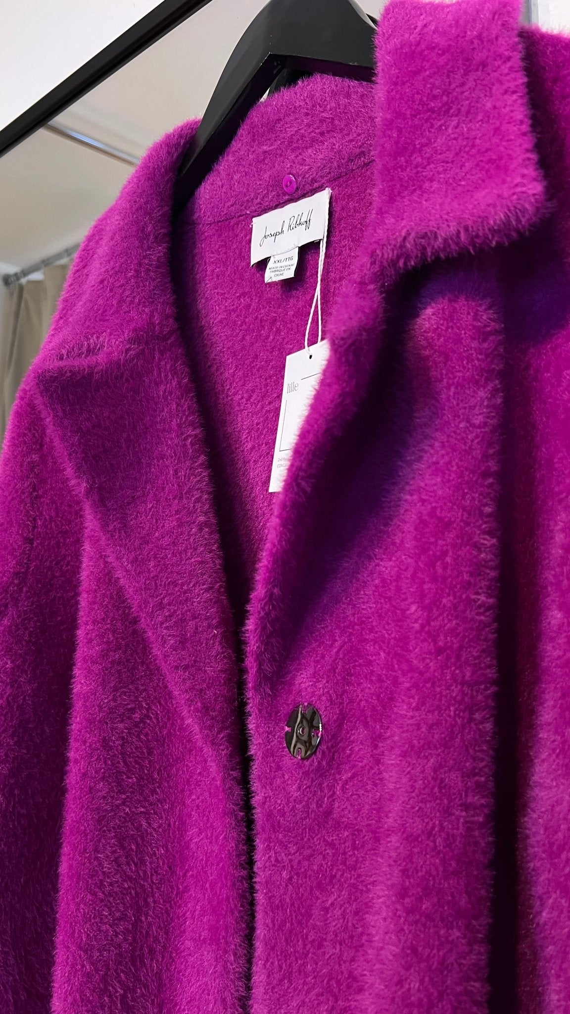 JOSEPH RIBKOFF Mantel fuchsia / 44 - lille.PLADS