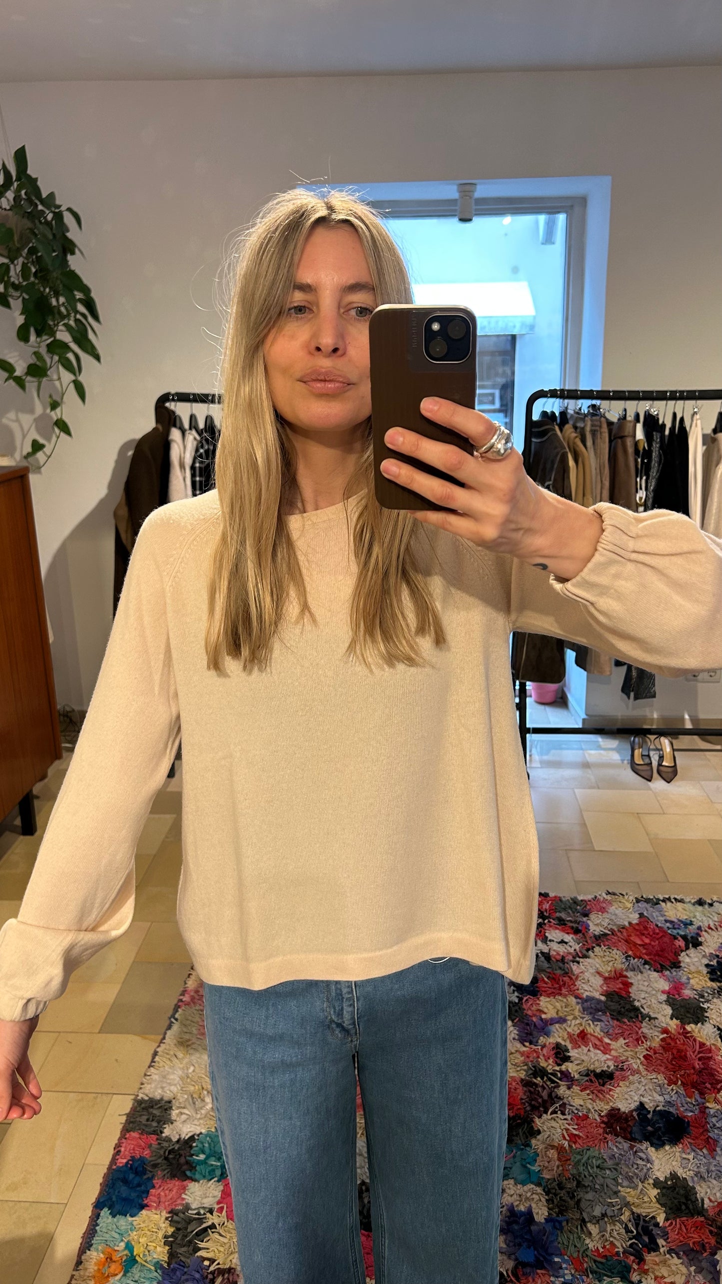 FTC Kaschmirpullover beige / M