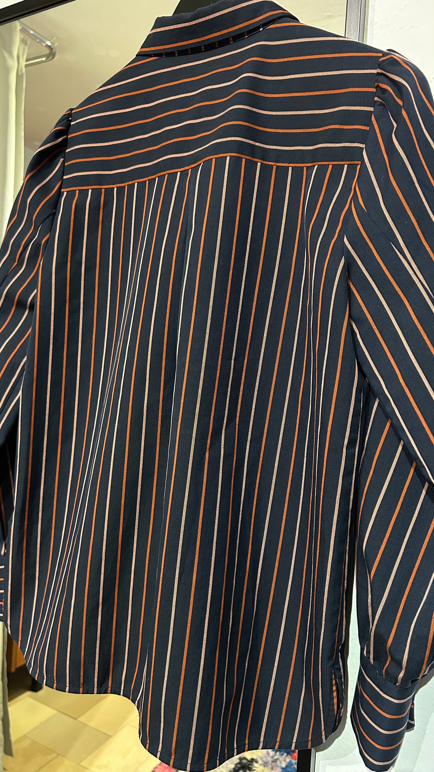 SECOND FEMALE Bluse navy Stripes / S