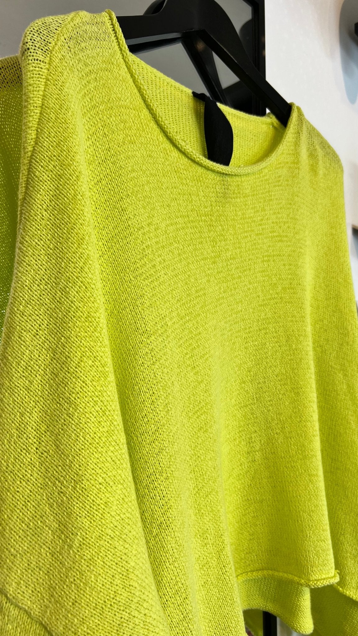 RUNDHOLZ Strickpullover Leinenmix / S - lille.PLADS eGbR