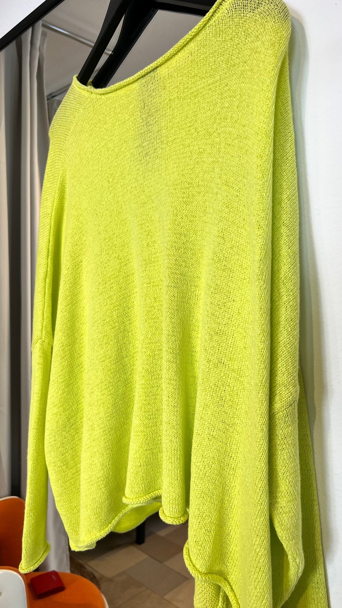 RUNDHOLZ Strickpullover Leinenmix / S - lille.PLADS eGbR