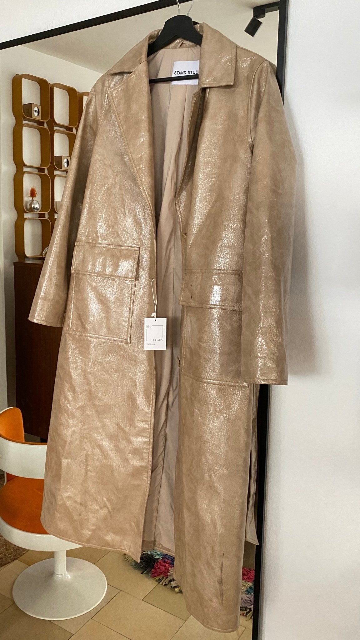 Stand Studio Trenchcoat Lack/ S - lille.PLADS