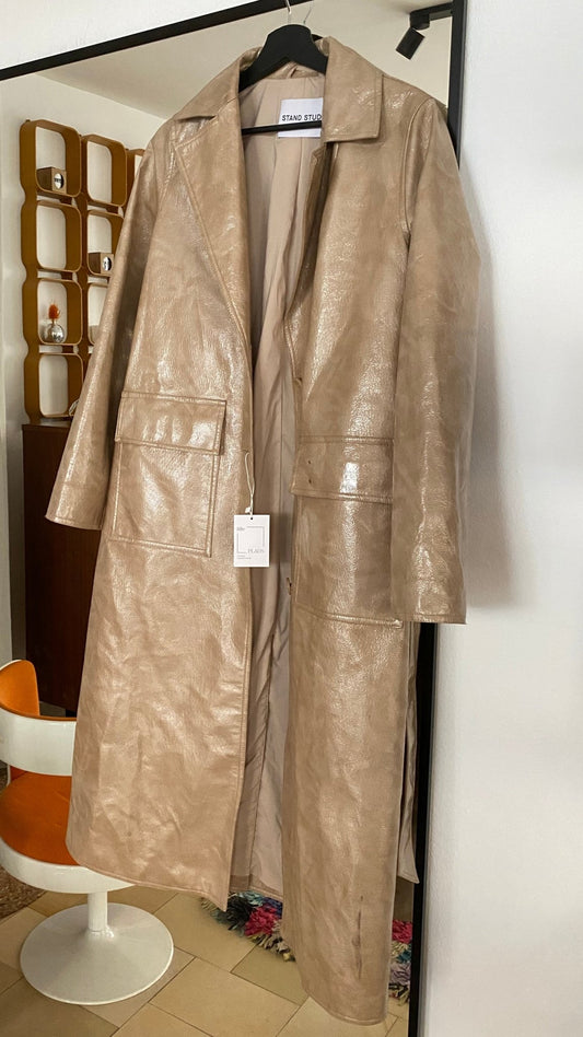 Stand Studio Trenchcoat Lack/ S - lille.PLADS
