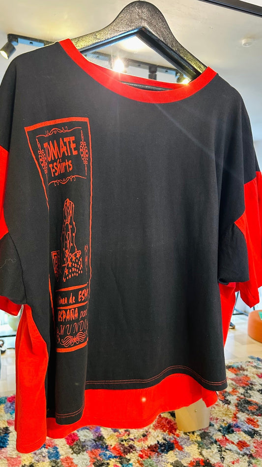 TOMATE Vintage T-Shirt rot - lille.PLADS