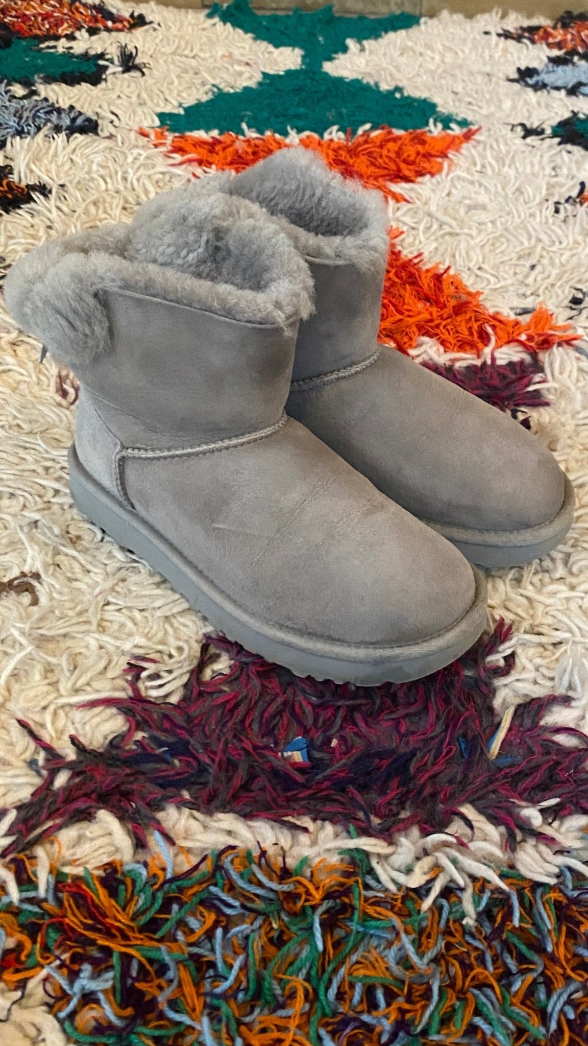UGG Boots grau Bow/ 38 - lille.PLADS