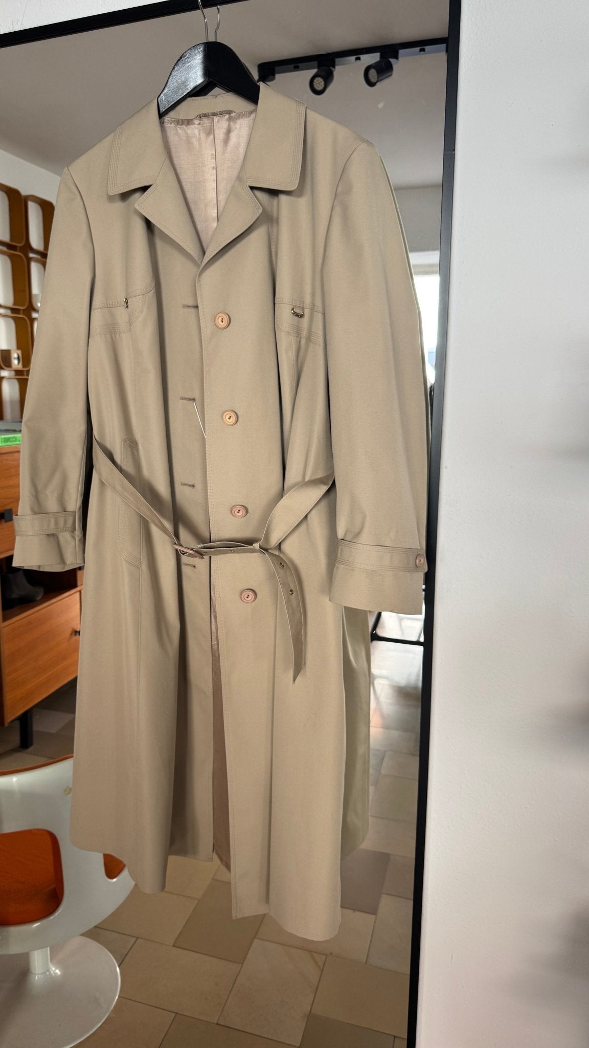 Vintage Trenchcoat beige/ S - M - lille.PLADS eGbR