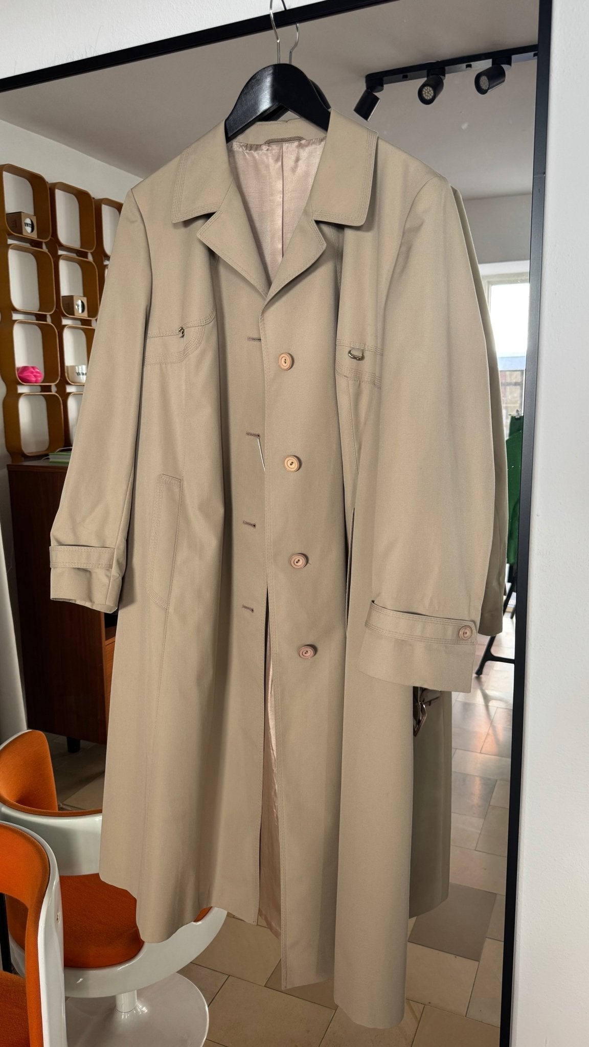 Vintage Trenchcoat beige/ S - M - lille.PLADS eGbR